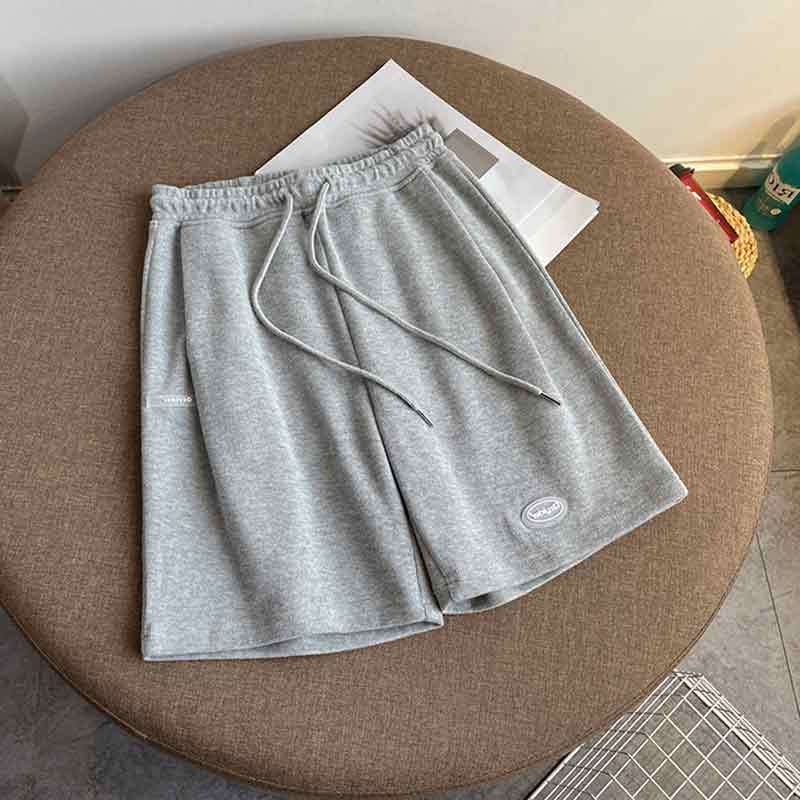 Damkläder Sommar Nya Shorts med Hög Midja Trendiga Dambyxor Vida Ben Smalbyxor Lösa Sportbyxor Casualbyxor Medellånga Byxor_voghion.com