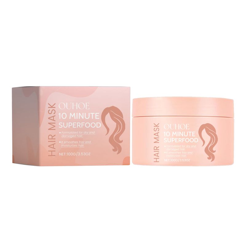 Cura dei capelli Maschera per capelli, Maschera per capelli nutriente, idratante, liscia, lucida, controllo dell'olio_voghion.com