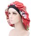 Gorro de dormir de satén estampado exclusivo y nuevo, gorro elástico para permanente de belleza, gorro de confinamiento, gorro para el cuidado del cabello_voghion.com