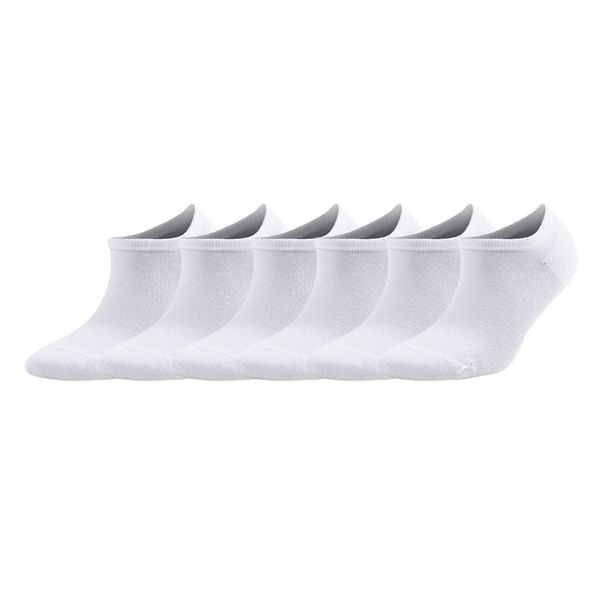 6 Pairs No Show Invisible Socks For Men Bamboo Men Socks Shoe Size 8-11.5_voghion.com