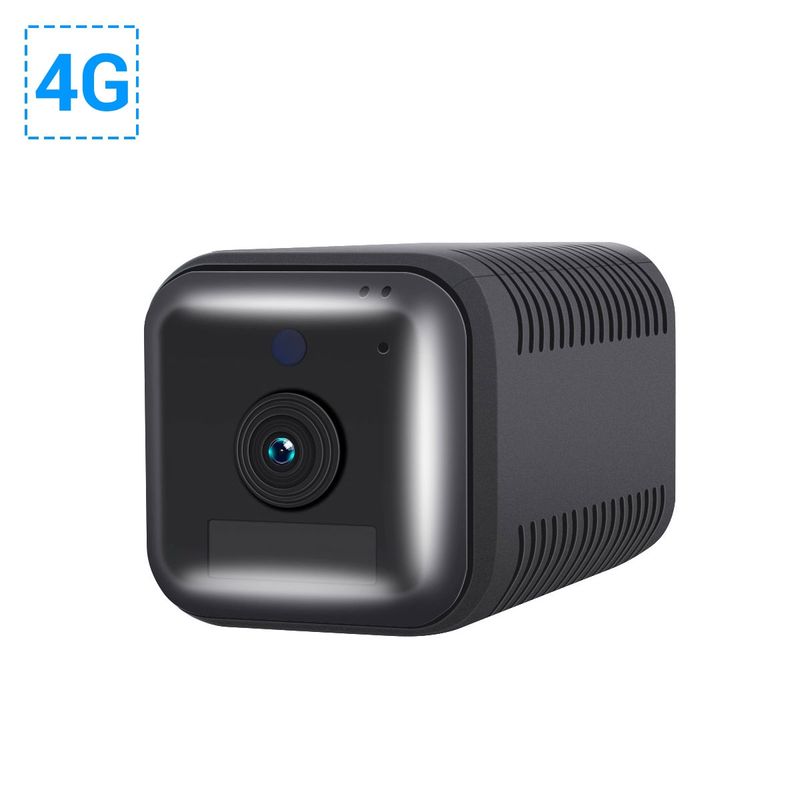 G20 4G EU verzió 1080P Full HD újratölthető akkumulátoros WiFi IP kamera, éjjellátó / PIR mozgásérzékelés / TF kártya / kétirányú audio (fekete)_voghion.com