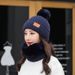 LazyZoom 2020 Nuovo set di sciarpa in pile e maglia autunnale da donna per studenti, cappello di lana con protezione per le orecchie, per ciclismo_voghion.com