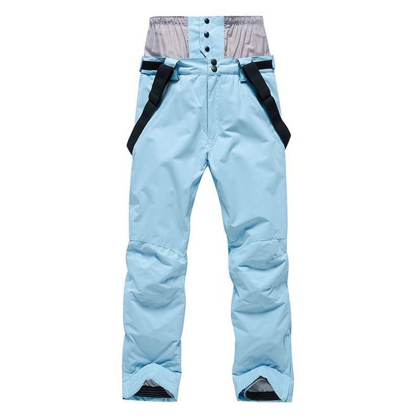 Pantalones de esquí con peto, unisex, para invierno, para actividades al aire libre como snowboard, resistentes al viento, impermeables, cálidos y de nuevo diseño. Ideales para parejas._voghion.com