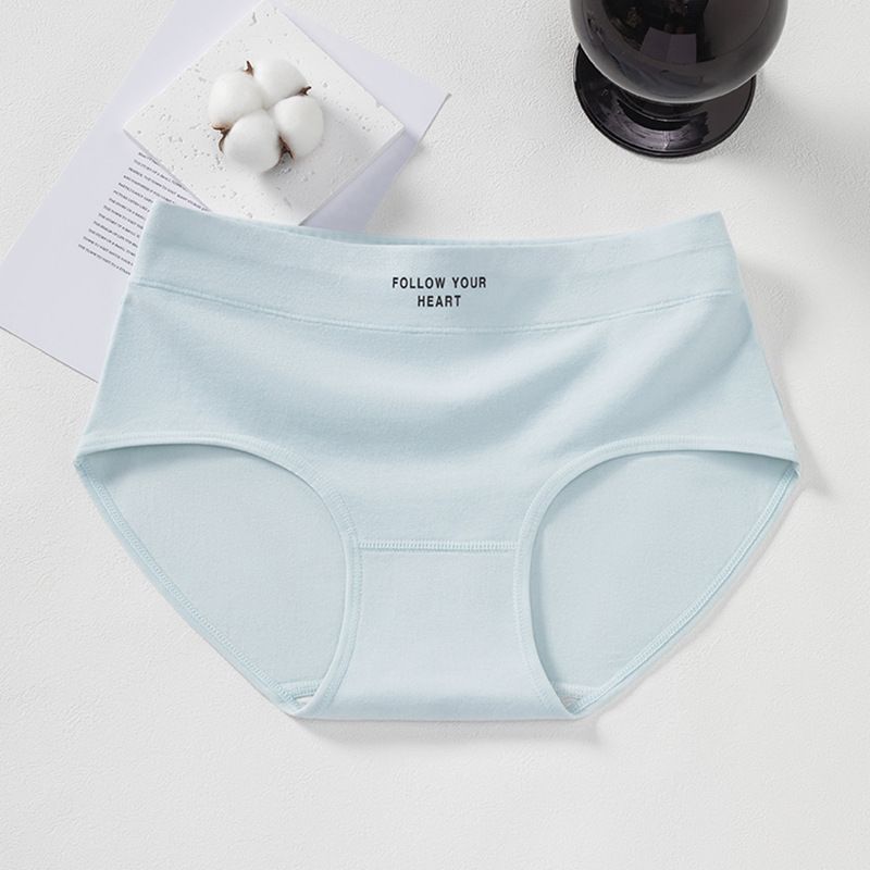 Biancheria intima da donna in puro cotone cavallo vita media stile ragazza traspirante stile giapponese ragazze alto valore_voghion.com