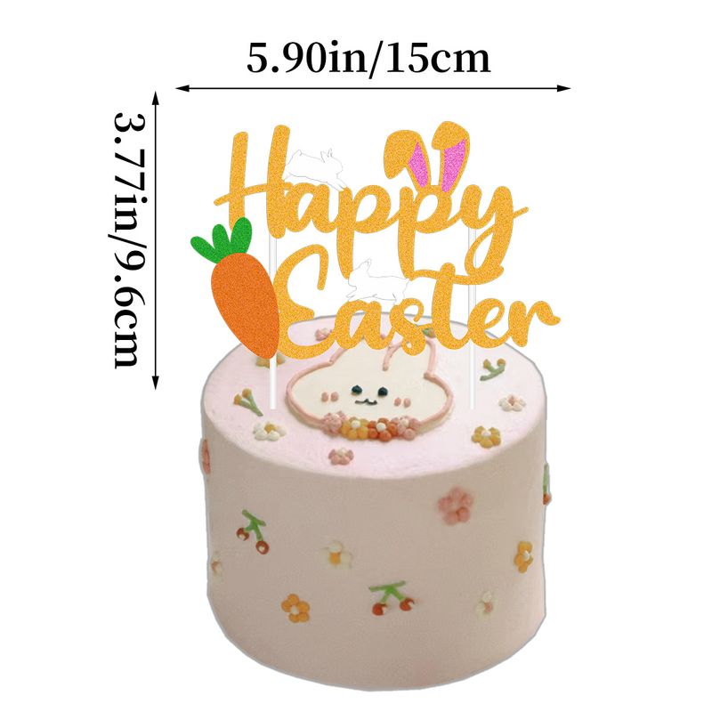 Decor de Paște, iepure, morcov, ou, tort de ziua de naștere, personalizare en-gros_voghion.com