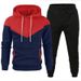 Neue heißverkaufte Herren-Sweatshirt-Jugendmode Casual Sports Patchwork Color-Block Slim Fit Jacke_voghion.com