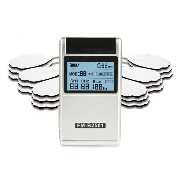 Ems Puls Elektrische Muskels Timulator Zehner Physiotherapie Massage Gerät 15 Modi Meridian Therapie Nacken Körper_voghion.com