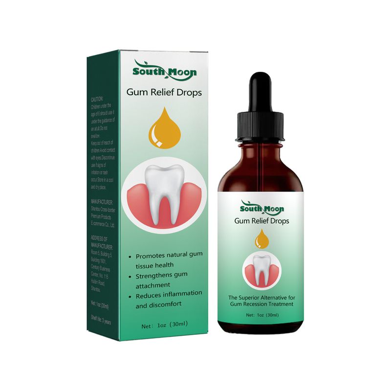 Gingival South Moon Repair Drops Relieve Periodontal Blistering Care Gingival Oral Cleaning Care Drops_voghion.com