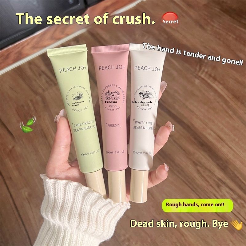 Peach made Atractylodes macrocephala Niacinamide Cream Male Female Moisturizing Autumn and Winter Hand Gift Set_voghion.com