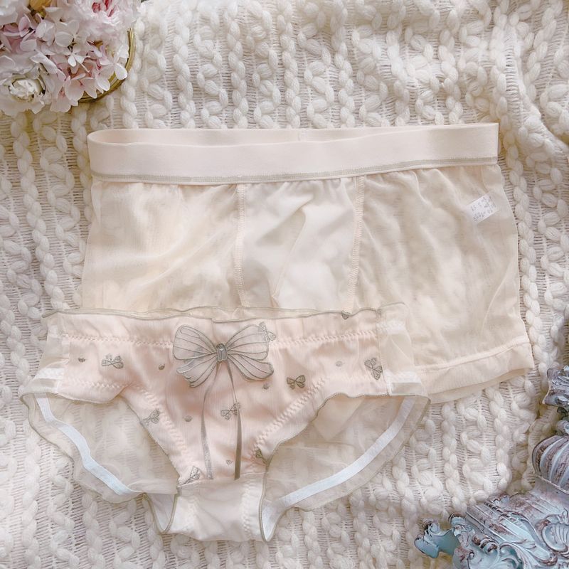 Japanescht Meedchen gestickt Lingerie Set_voghion.com