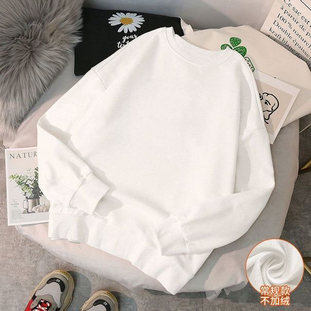 Warm jacket, new thick sweater, round neck, lamb wool, men's women's base hoodie, loose fit for autumn and winter,_voghion.com