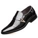 Euro Step Large Size Summer Small Perforated Leather For Young Men British Style Pointed Toe Fashion Trendy Men's Business Shoes_voghion.com