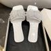 Plus Size Full Diamond Flat Slippers Summer Outdoor 2025 New Trendy Versatile Pearl Bow Open Toe Sandals For Women_voghion.com