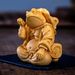 Thuja Golden Toad Immortal Wealth-Attracting Good Luck Hand-Carved Handheld Ornament Creative Carving Blessing Frog_voghion.com