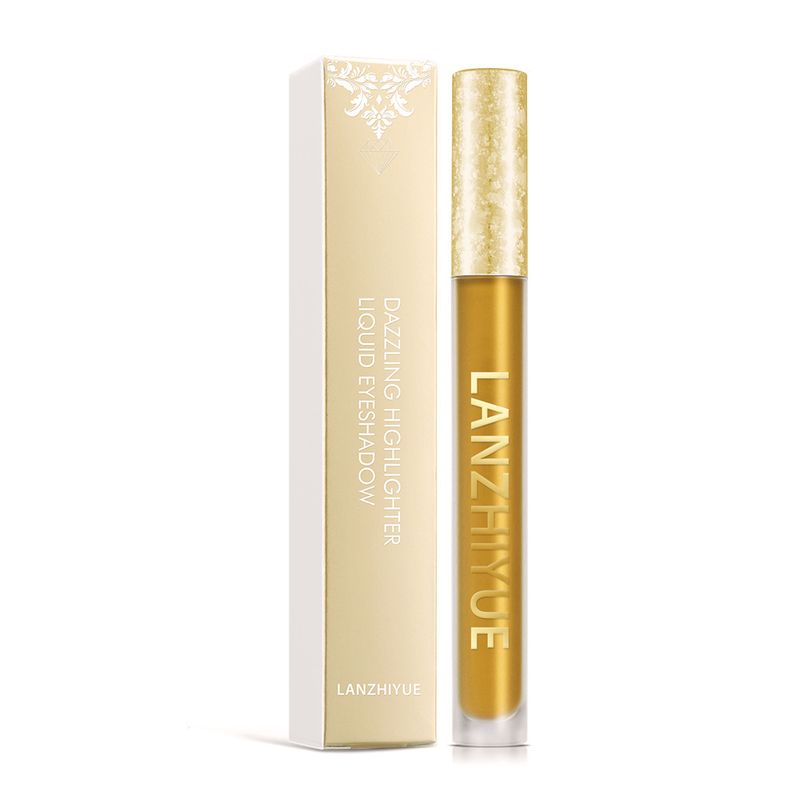 Goldfarbener flüssiger Lidschatten – Metallic & Matt Duo – Wasserfest & Langanhaltend​_voghion.com