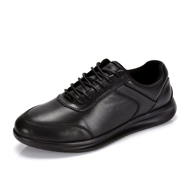 Round Toe Top Layer Cowhide Leather Four Seasons Comfortable Durable Business Casual Elegant Men's Trendy Shoes_voghion.com