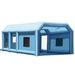 VEVOR Inflatable Paint Booth, 23 X 13.1 X 9 Ft Inflatable Spray Booth, With 750W+480W Powerful Blowers And Air Filter System, Large Motorcycle, Portable Car Paint Booth For Small Truck, Midsize SUV_voghion.com