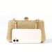 Mode Neue Abendtasche Handgemachte Eisen Box Intarsien Mit Strass Crossbody Clutch Braut_voghion.com