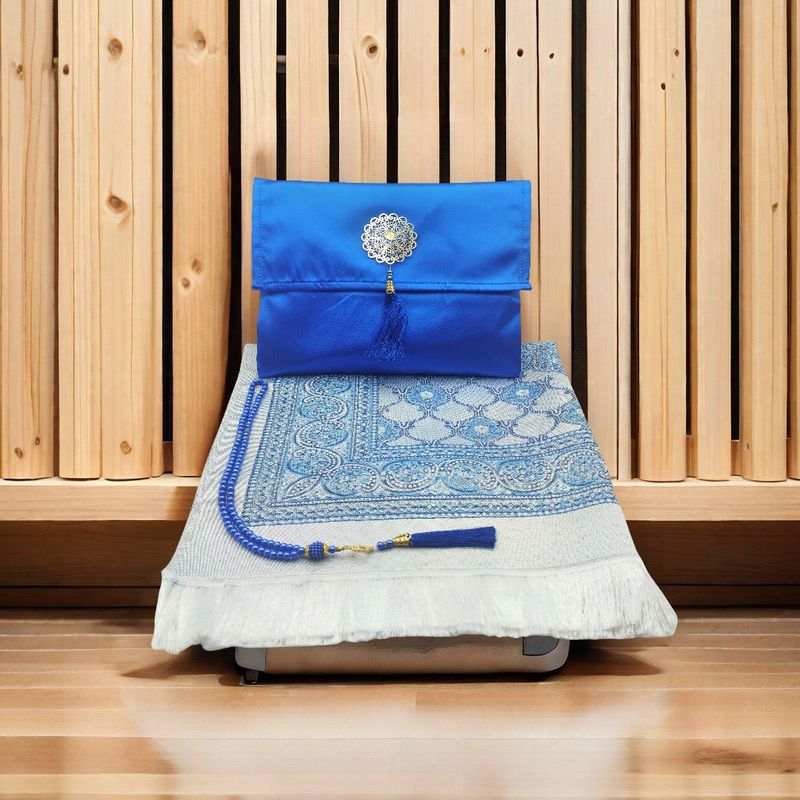 Carpets Muslim Gift Travel Blanket Set Foldable_voghion.com