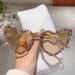 Jelly Colored Peach Heart Heart-shaped Diamond Studded Fashion Sunglasses, Internet Famous, Same Style Street_voghion.com