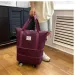 Large Capacity Three-Layer Waterproof And Wear-Resistant Outdoor Travel Swivel Storage Box Detachable Wheel Tote Bag_voghion.com