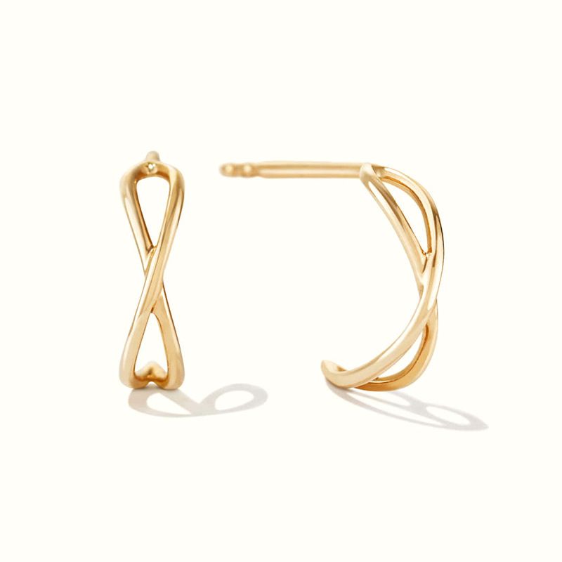 Damenschmuck S925 Silber Nadel Mode Bogen Ohrringe Nischendesign High-End Temperament Persönlichkeit Ohrringe_voghion.com