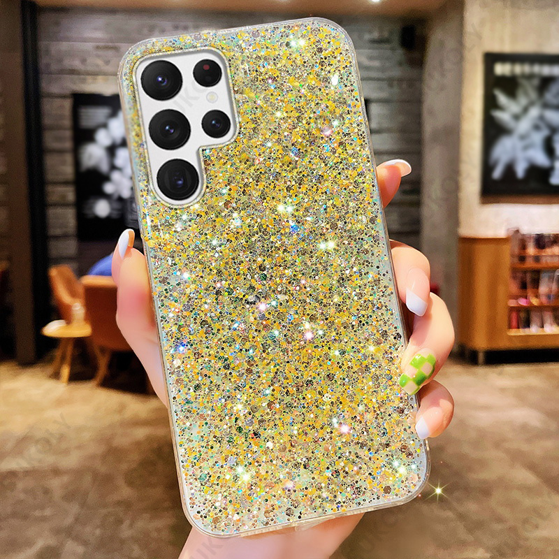 Modes, mirdzošs, mīksts telefona maciņš ar fliteriem, kas paredzēts Samsung S22 Ultra S21 S20 Plus FE A32 A72 A52 A71 A51 A21S caurspīdīgam vāciņam ar piezīmju grāmatiņu._voghion.com