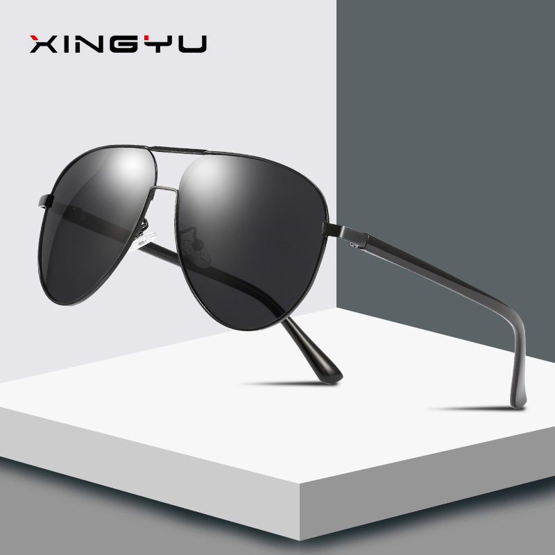 Meeste polariseeritud suure raamiga päikeseprillide seeria, klassikalised päikeseprillid, XY193 juhipeegel_voghion.com