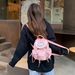 Korean-style Backpack 2025 Autumn And Winter New Style Cute Bright Pink Casual And Versatile Nylon Waterproof Material Fashionable Versatile_voghion.com
