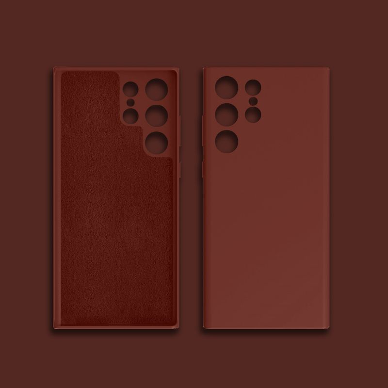 Upgraded Liquid Silicone Cases For  Galaxy S24 S23 Ultra S22 Plus S21 FE S20 A54 A53 A52 A34 A14 5G Soft Case Accessories_voghion.com