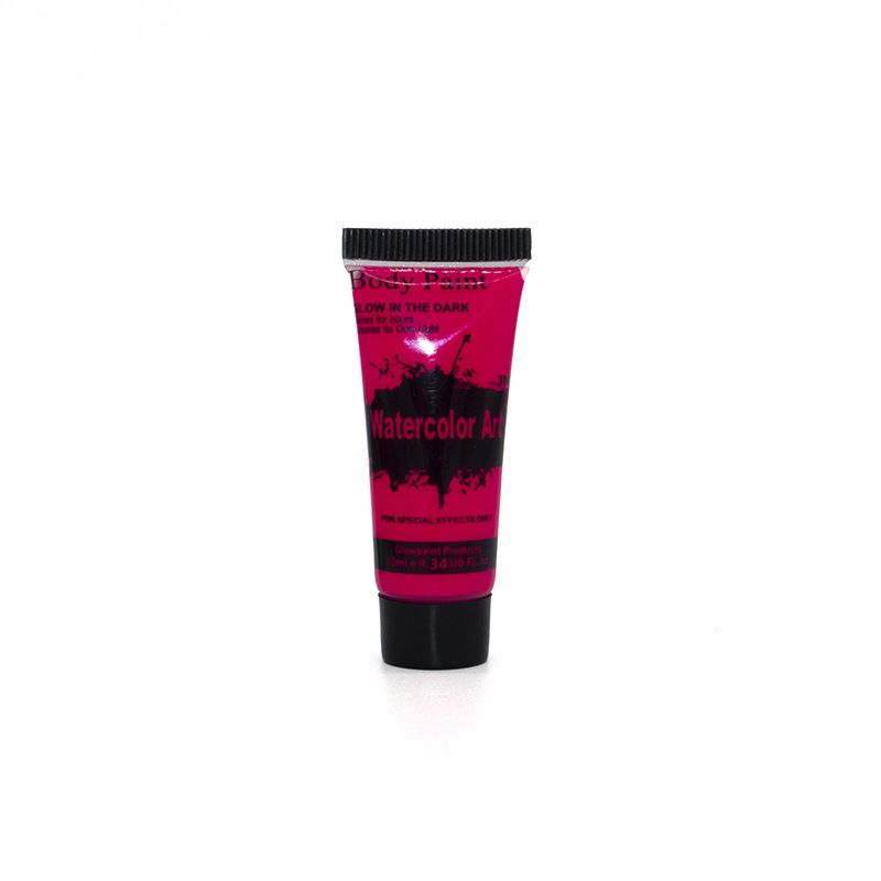 8barevný pigment na malování lidského těla 10ml 25ml hadice tělo a obličej fluorescenční halloweenská mast_voghion.com