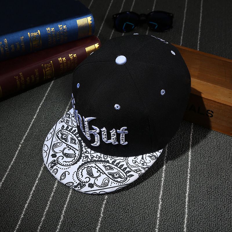 2023 Hot Couple Korean Fashion Letter Flat Edge Street Dance Hip Hop Hat_voghion.com