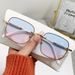 Women's Sunglasses Square Frame With Accessories, Glitter, INS Style, Fashion, High End Sense, Same Style Sunglasses For Men And Women_voghion.com