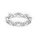 Tancise Classic Zircon Silver Ring Naisten Korut Häät Promise Juhlalahja_voghion.com