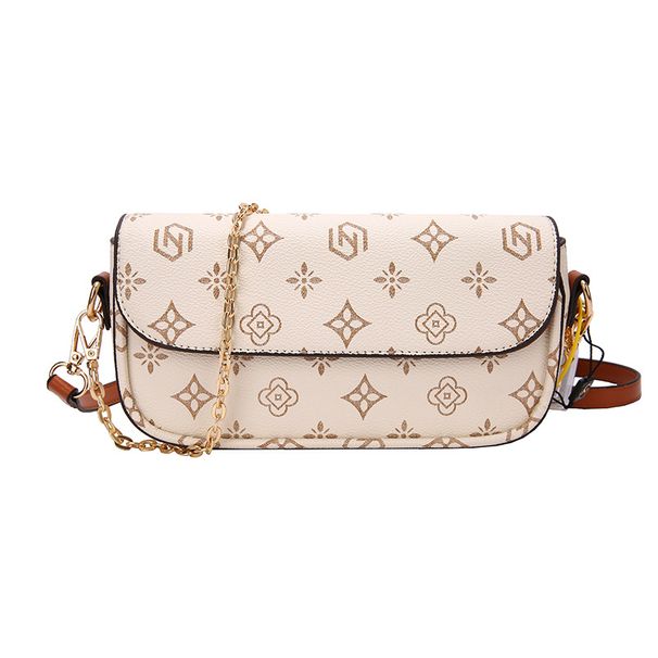 High-End Women's 2025 New Fashion Printed Small Square Versatile Shoulder Crossbody Underarm Bag Trendy_voghion.com