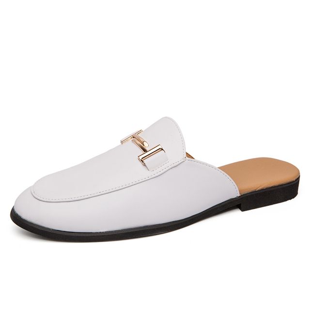 P7 YEINSHAARS Designer Slipon Mannen Casual Schoenen Luxe Merk Hoge Kwaliteit Lederen Slipper Loafers Zomer Half Schoenen Voor Mannen_voghion.com