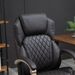 Big And Tall Executive Office Chair With Wide Seat, Computer Desk Chair With High Back Diamond Stitching, Adjustable Height & Swivel Wheels, Bro_voghion.com