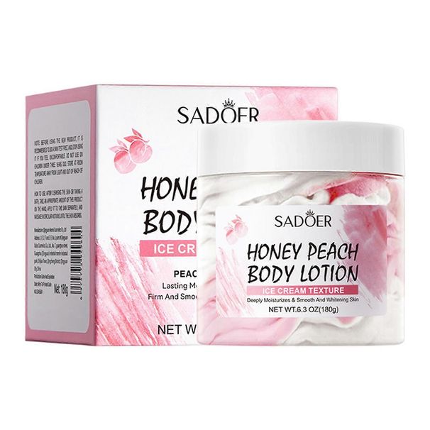 Peach Ice Cream Body Cream Ice Cream Texture Body Whitening Lotion For Women Girls_voghion.com
