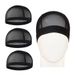 Men's Hats Summer Elastic Mesh Hat Head Cover Black Stereotyped Wig Hat Head Cover Dome Accessories Cap_voghion.com