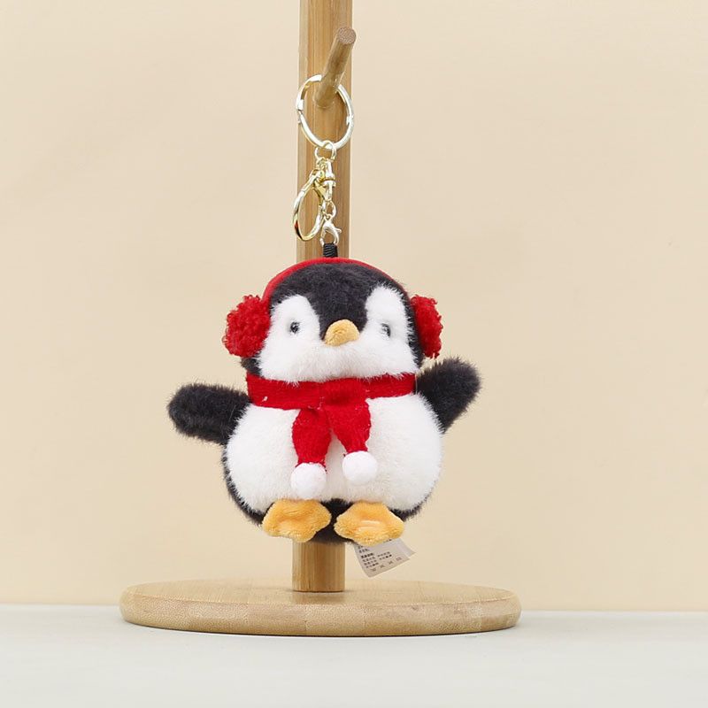Plüsch-Pinguin-Schlüsselanhänger mit PP-Baumwollfüllung für Kinder und Jugendliche_voghion.com
