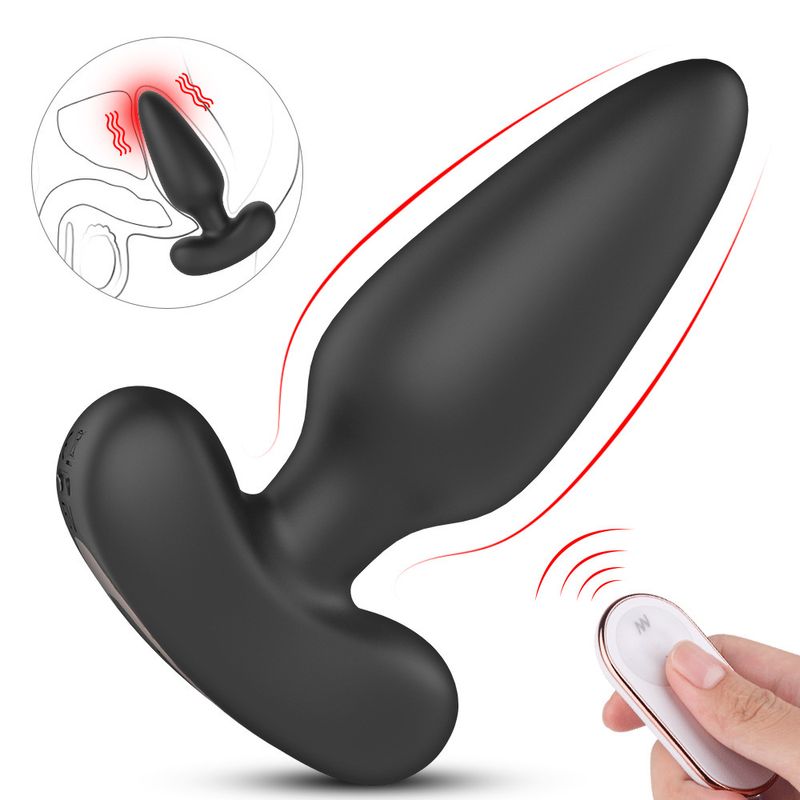 Sihande – prise anale vibrante en silicone avec télécommande sans fil, embolisation, port de masturbateurs masculins et féminins_voghion.com