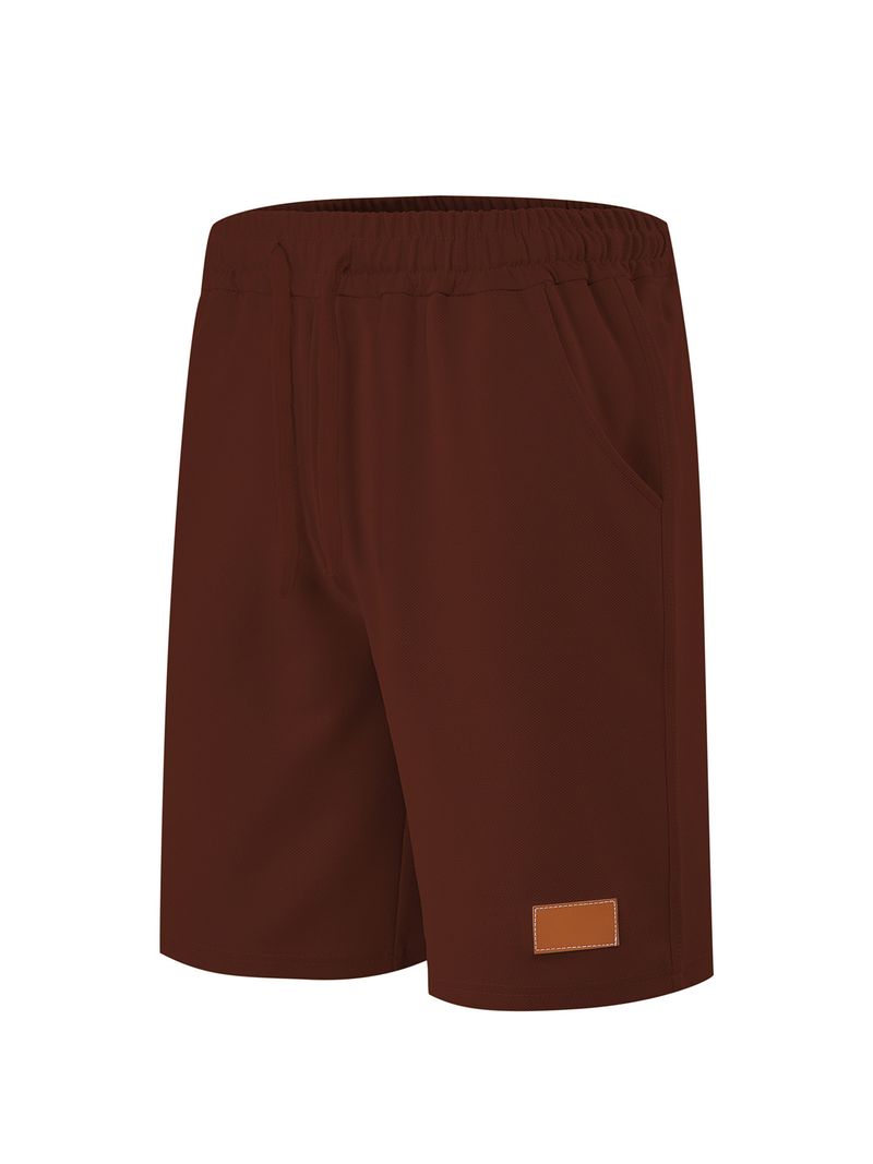 Einfarbige Shorts Herren Sport Casual Hosen Shorts_voghion.com