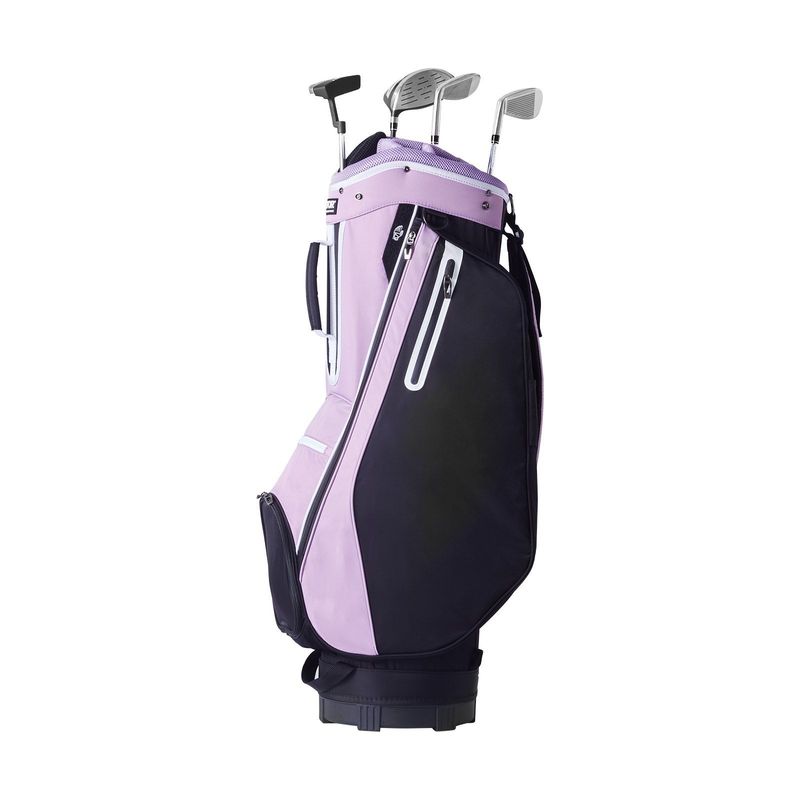 VEVOR Golf Cart Bag With 14 Way Organizer Divider Top, 36' Multiple Pockets Premium Cart Bag, Durable Golf Bags With Handles & Dust Cover & Detachable Strap For Men & Women, Black Purple_voghion.com