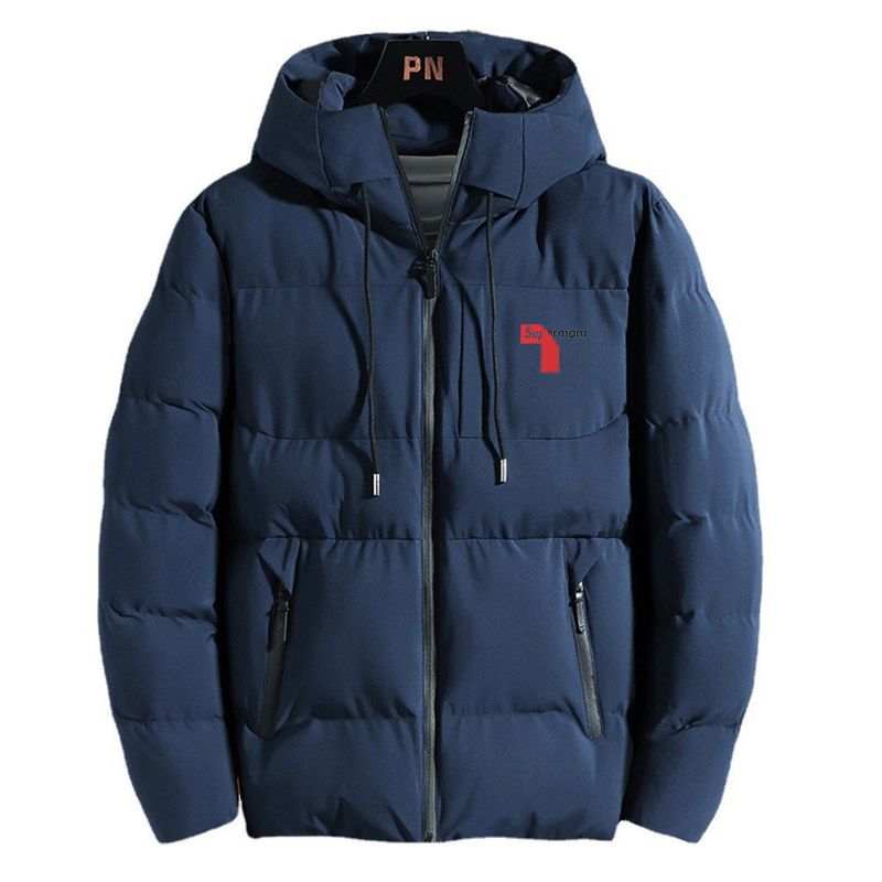 Nova jaqueta masculina de algodão para baixo jaqueta espessada inverno lazer ao ar livre com capuz maré jaqueta de algodão quente_voghion.com