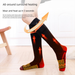 Rechargeable Winter Warm Heating Foot Outdoor Skiing Cycling Electric Heated Socks Temperature Adjustment_voghion.com