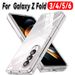 Διαφανής θήκη τηλεφώνου για Samsung Galaxy Z Fold 3/4/5/6, εξαιρετικά λεπτή, αντικραδασμική προστασία, αντικραδασμική θήκη για Z Fold 6_voghion.com