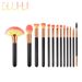 13 pieces makeup brush set beauty tools black gold black silver loose powder brush flat brush brush GUJHUI_voghion.com