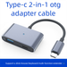 OTG Converter Type-C Docking Station Flash Drive 3-in-1 Charging Mobile Phone Tablet Dedicated USB Adapter_voghion.com