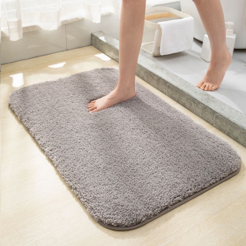 Plush Bathroom Rug - Super Absorbent & Non-Slip Square Floor Mat For Bathroom & Shower (Soft & Thick Memory Foam Carpet)​_voghion.com