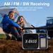 Tragbares FM AM SW1 SW2 Alle Wellen Multiband Kurzwelle FullBand Radio mit Kopfhöreranschluss/Taschenlampe_voghion.com